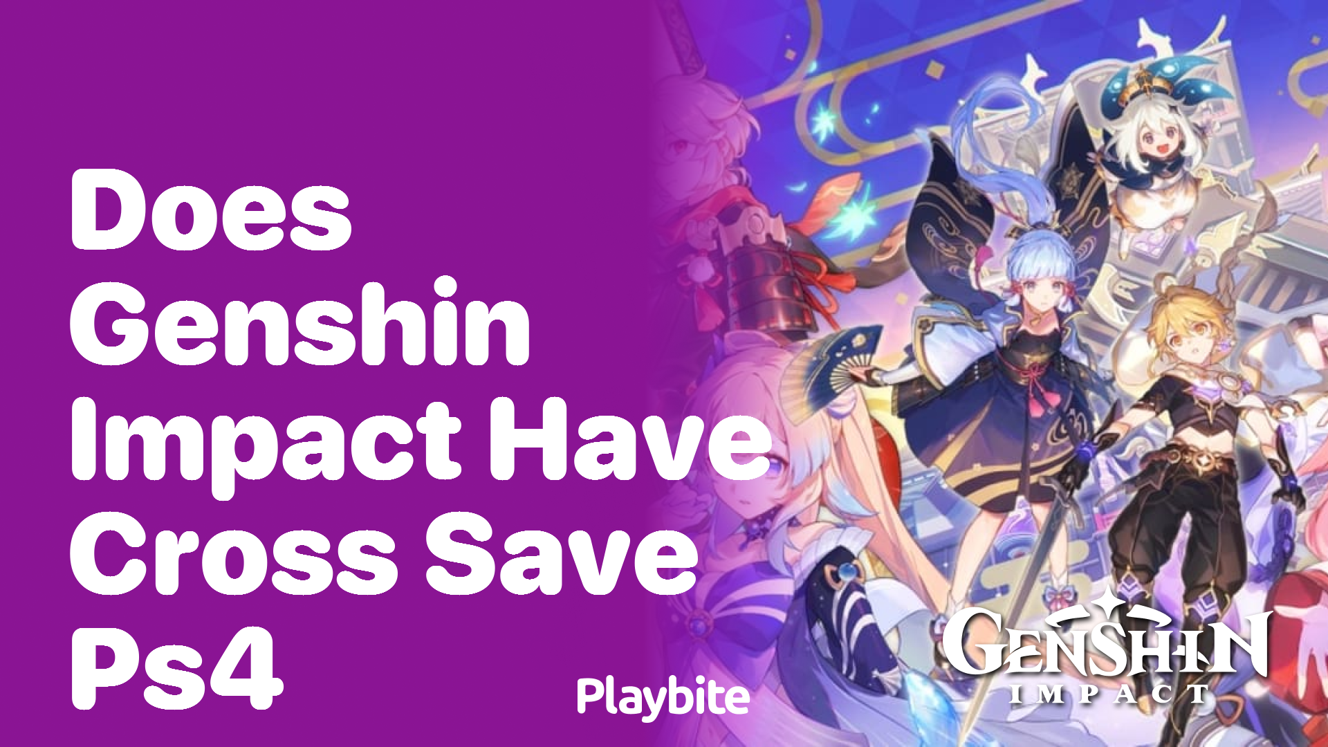 Does Genshin Impact Have Cross-Save on PS4? Unveiling the Feature