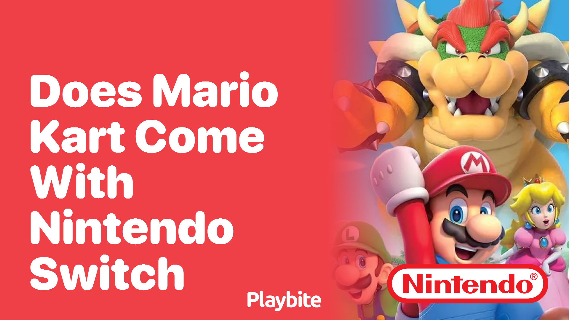Does Mario Kart Come With the Nintendo Switch?