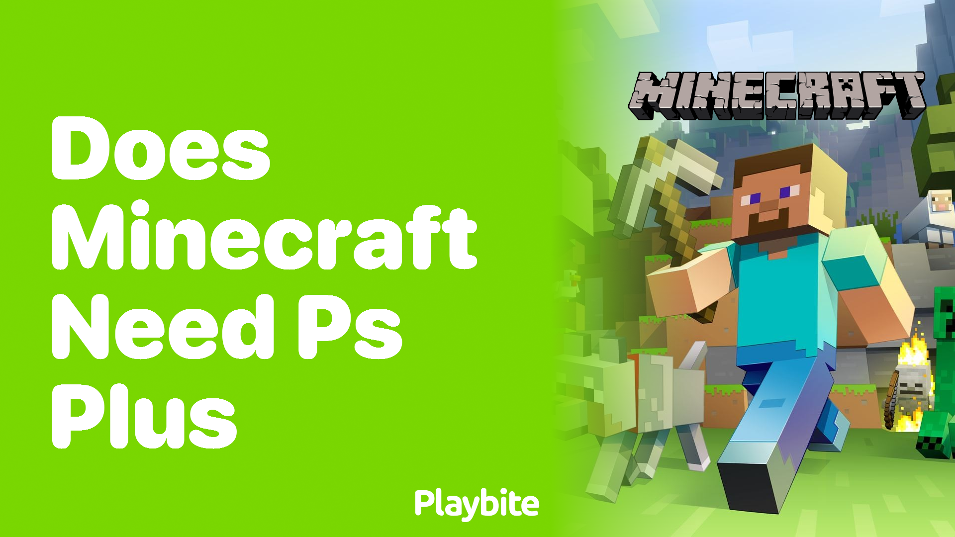 Does Minecraft Need PS Plus to Play?