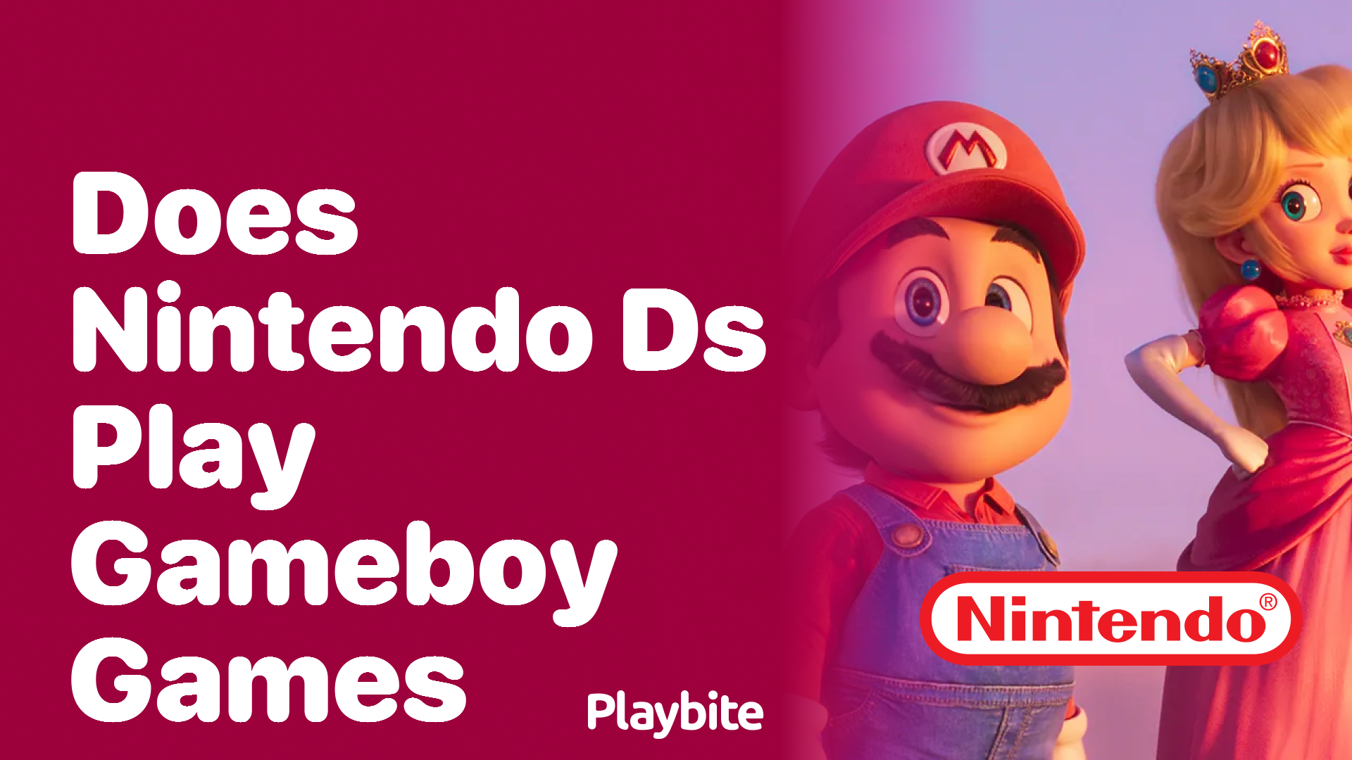 Does the Nintendo DS Play Gameboy Games?