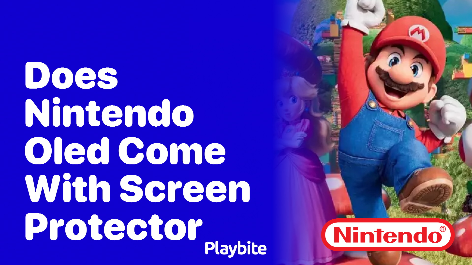 Does the Nintendo OLED Come With a Screen Protector?