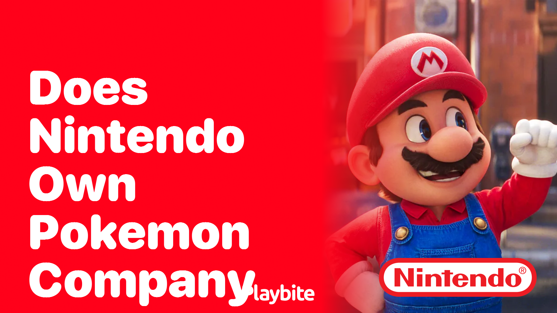 Does Nintendo Own The Pokemon Company?