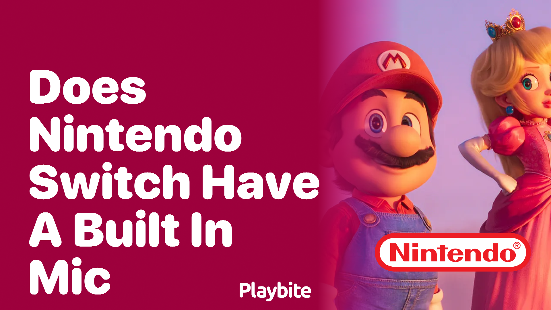 Does the Nintendo Switch Have a Built-in Mic?