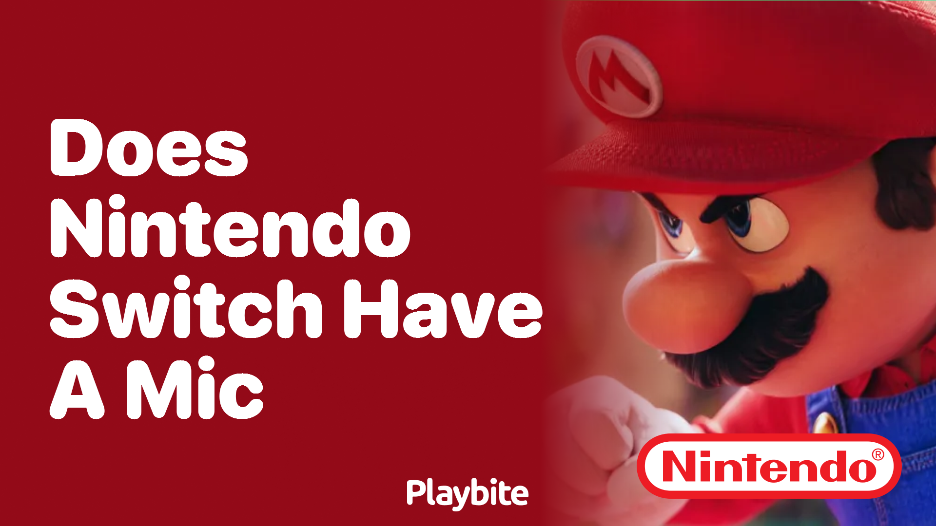 Does the Nintendo Switch Have a Mic?