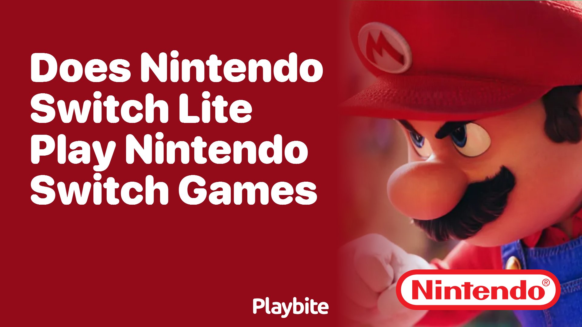 Does the Nintendo Switch Lite Play Nintendo Switch Games?