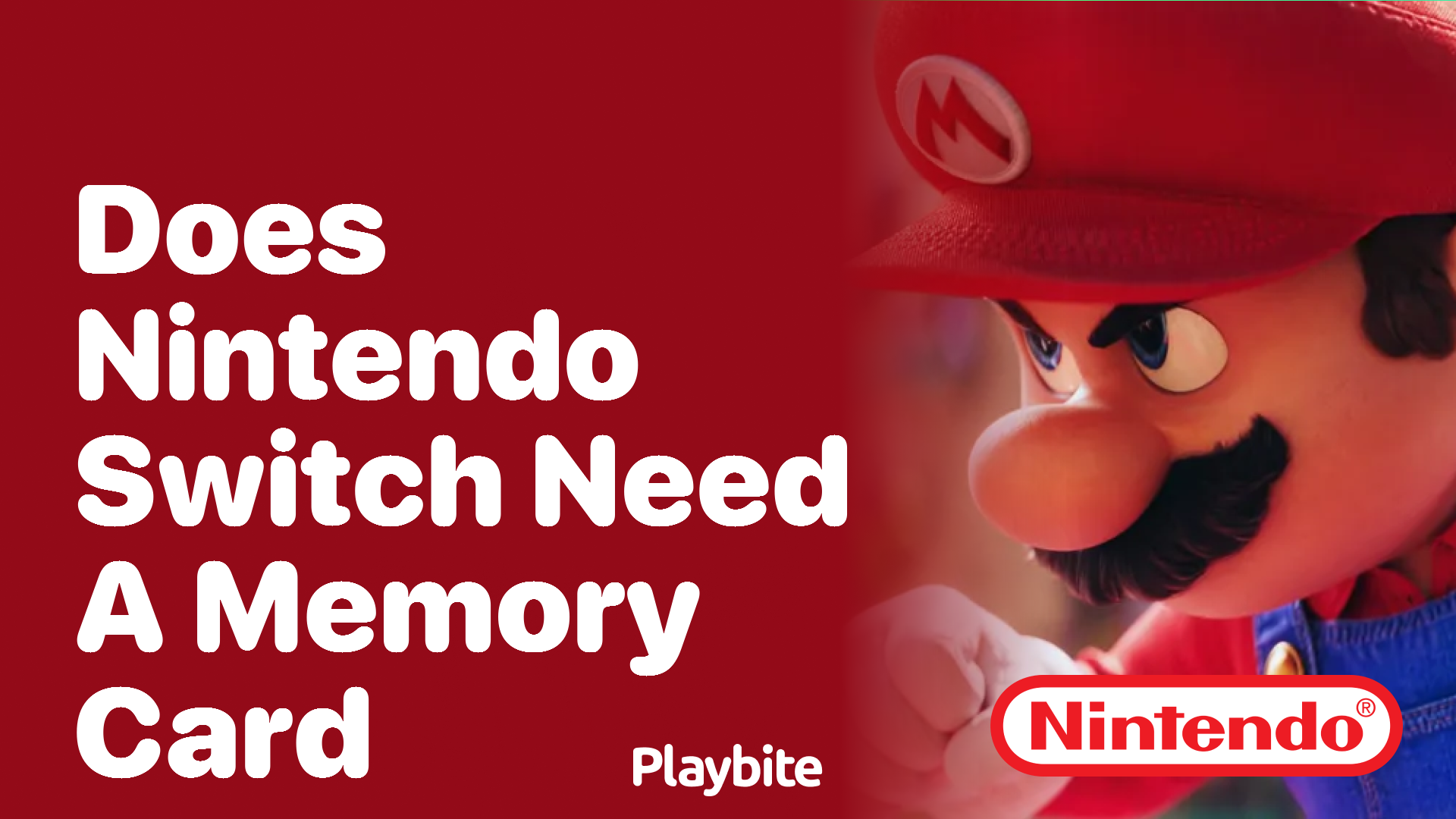 Does the Nintendo Switch Need a Memory Card?