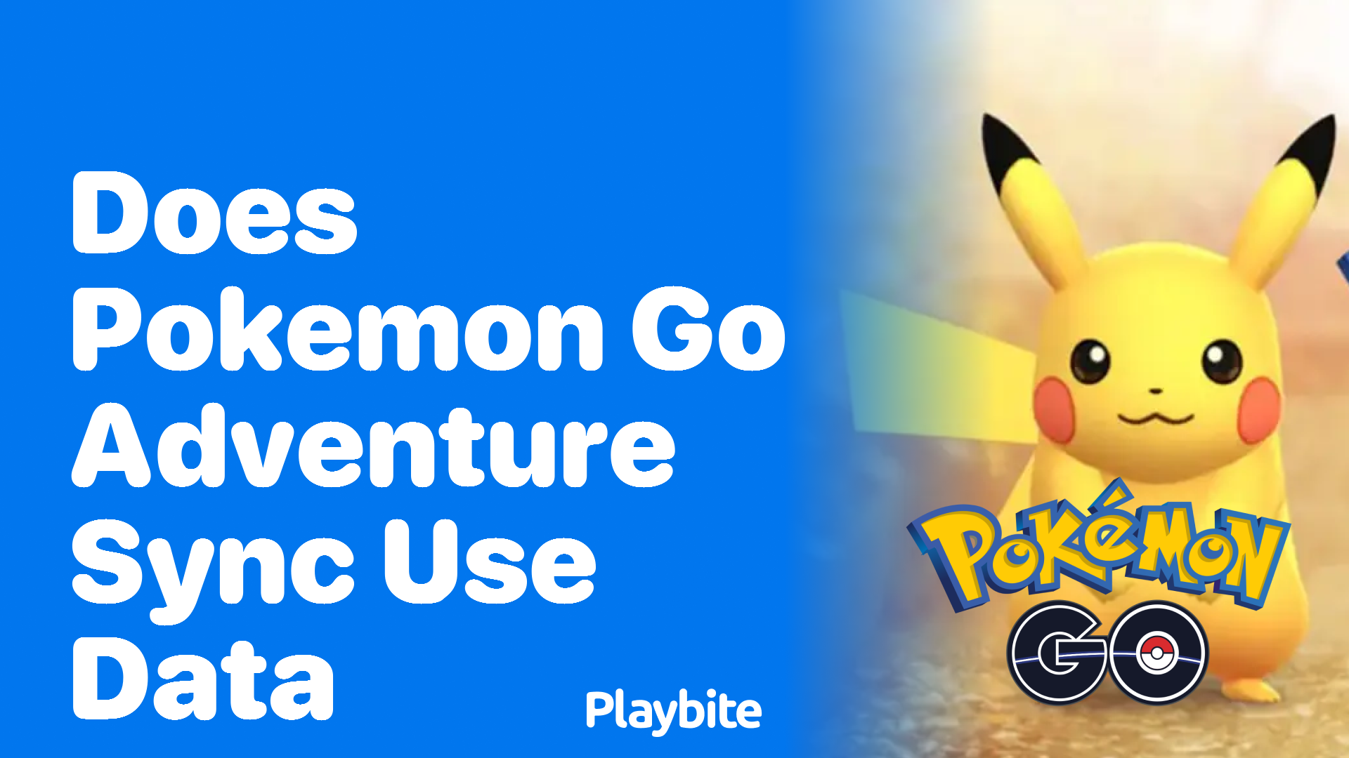 Does Pokemon GO Adventure Sync Use Data?