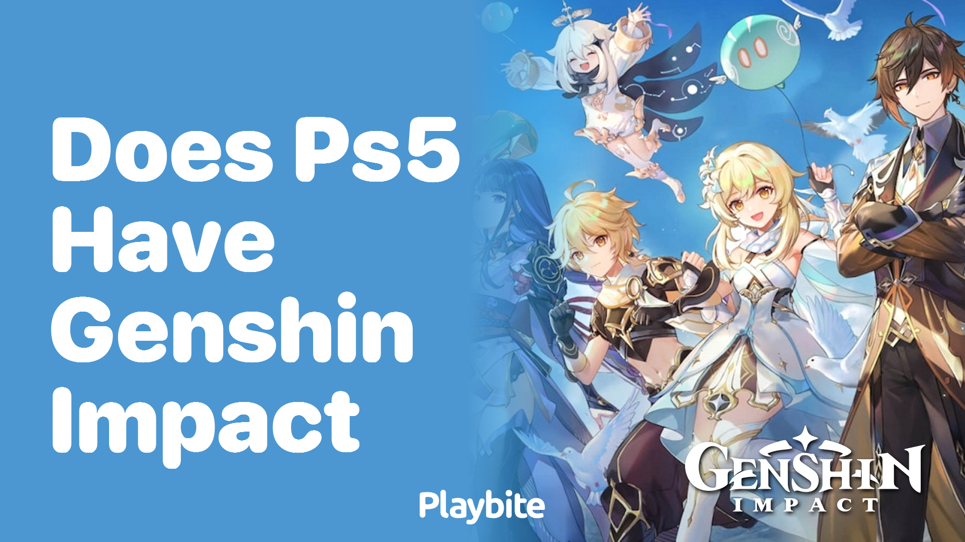 Does PS5 Have Genshin Impact? Exploring the Availability
