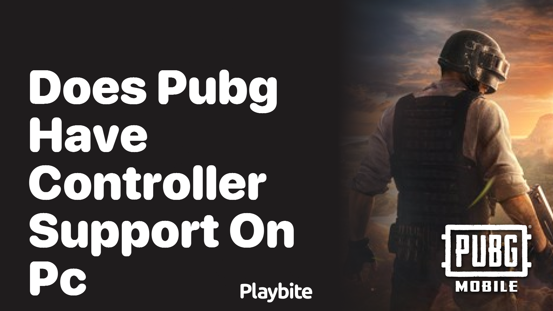 Does PUBG Have Controller Support on PC?