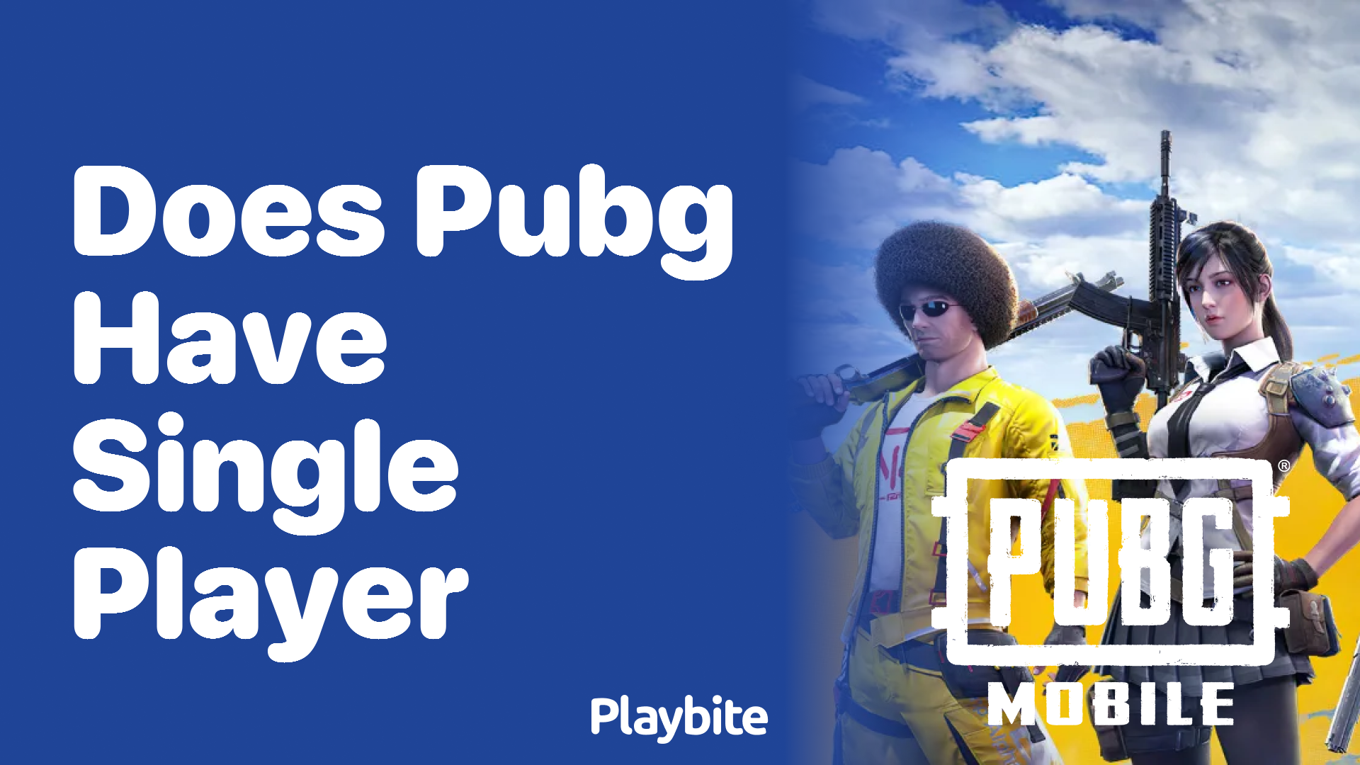 Does PUBG Mobile Have a Single Player Mode?