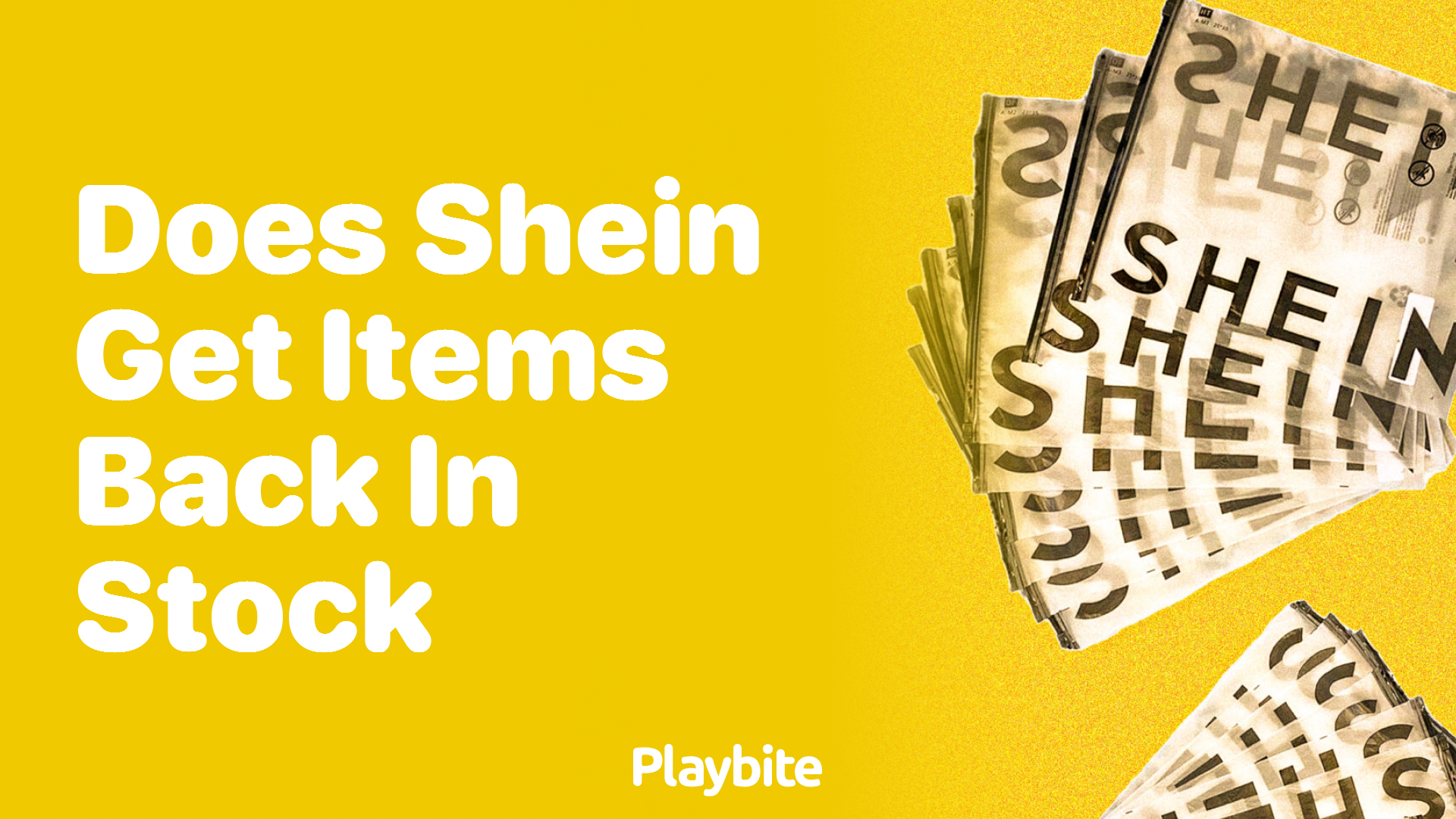 Does SHEIN Get Items Back in Stock?