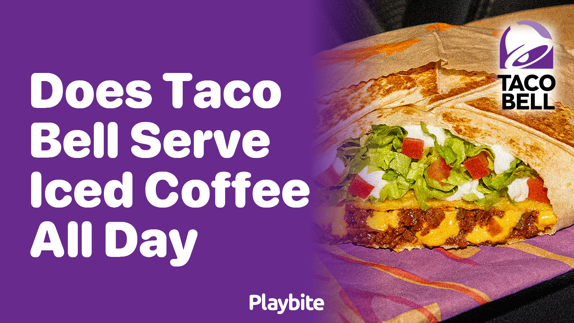Does Taco Bell Serve Iced Coffee All Day?
