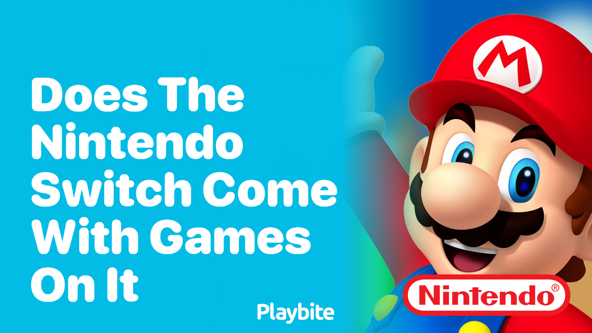 Does the Nintendo Switch Come With Games on It?