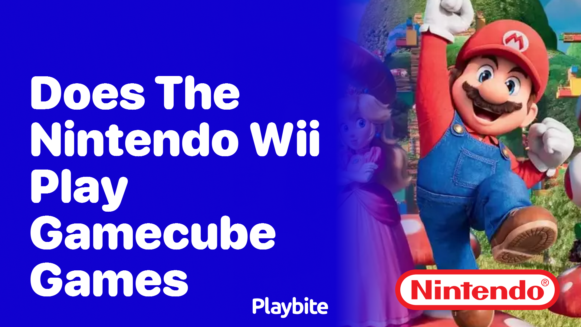 Does the Nintendo Wii Play GameCube Games?
