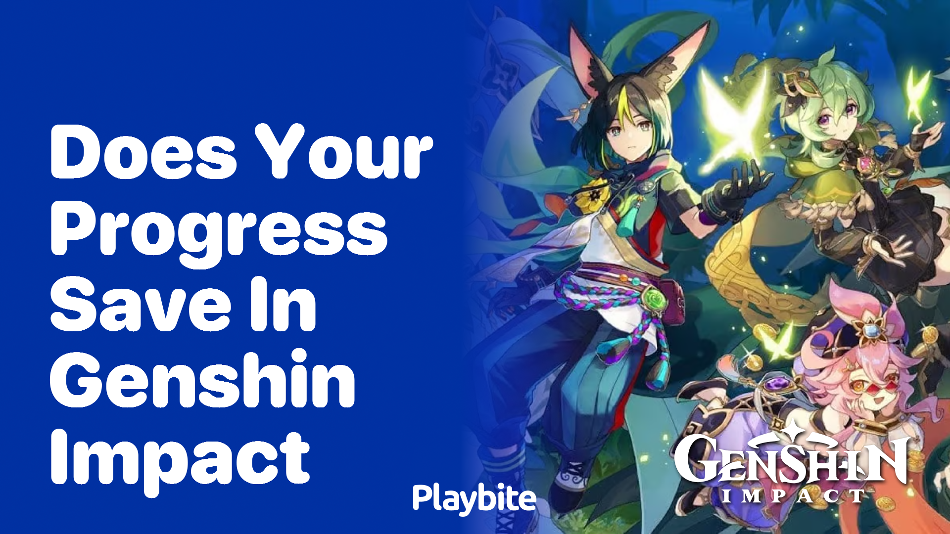 Does Your Progress Save in Genshin Impact?