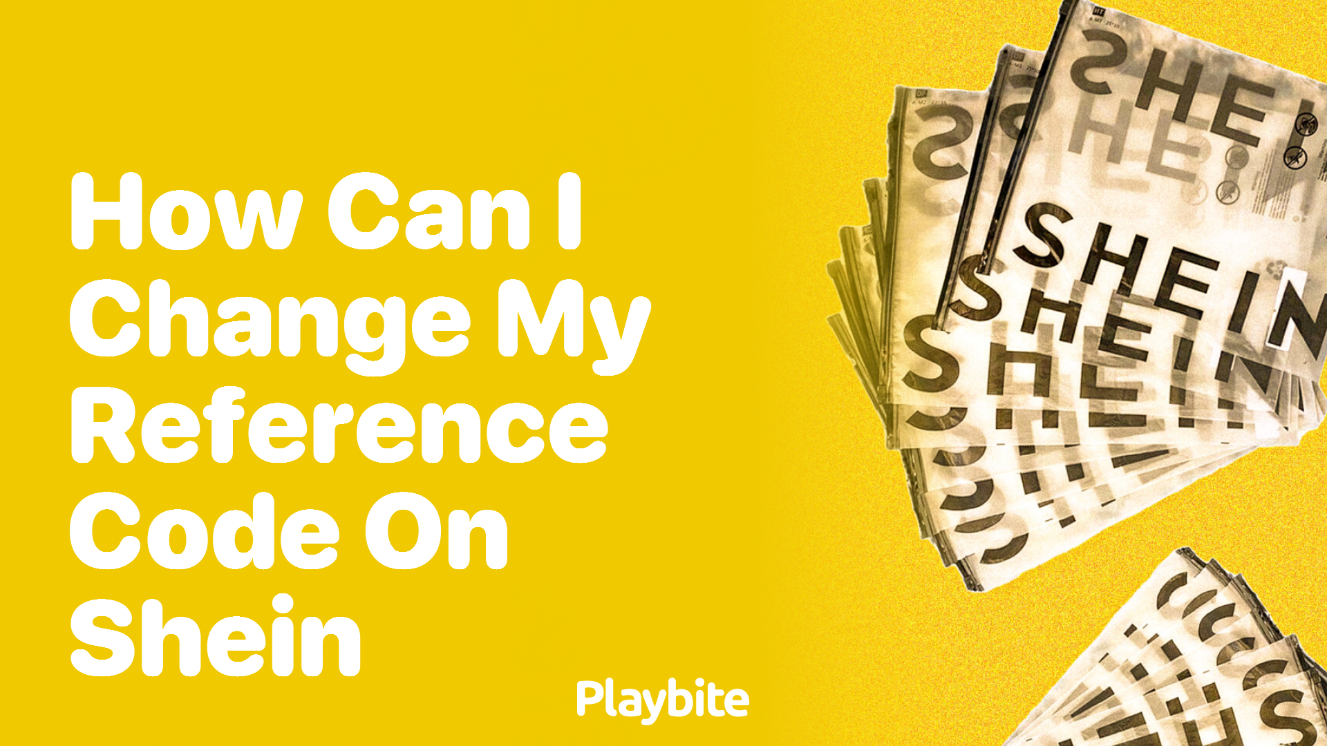 How Can I Change My Reference Code on SHEIN?