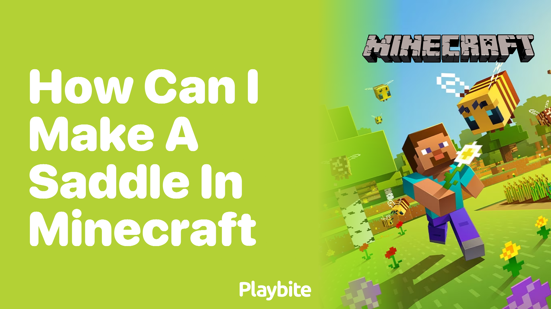 How Can I Make a Saddle in Minecraft?