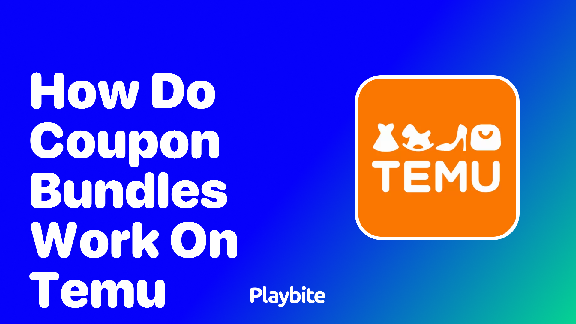 How Do Coupon Bundles Work on Temu?