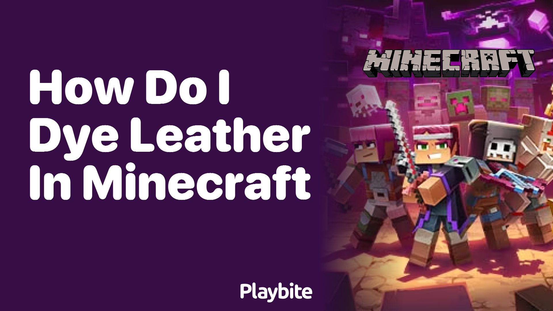 How Do I Dye Leather in Minecraft?