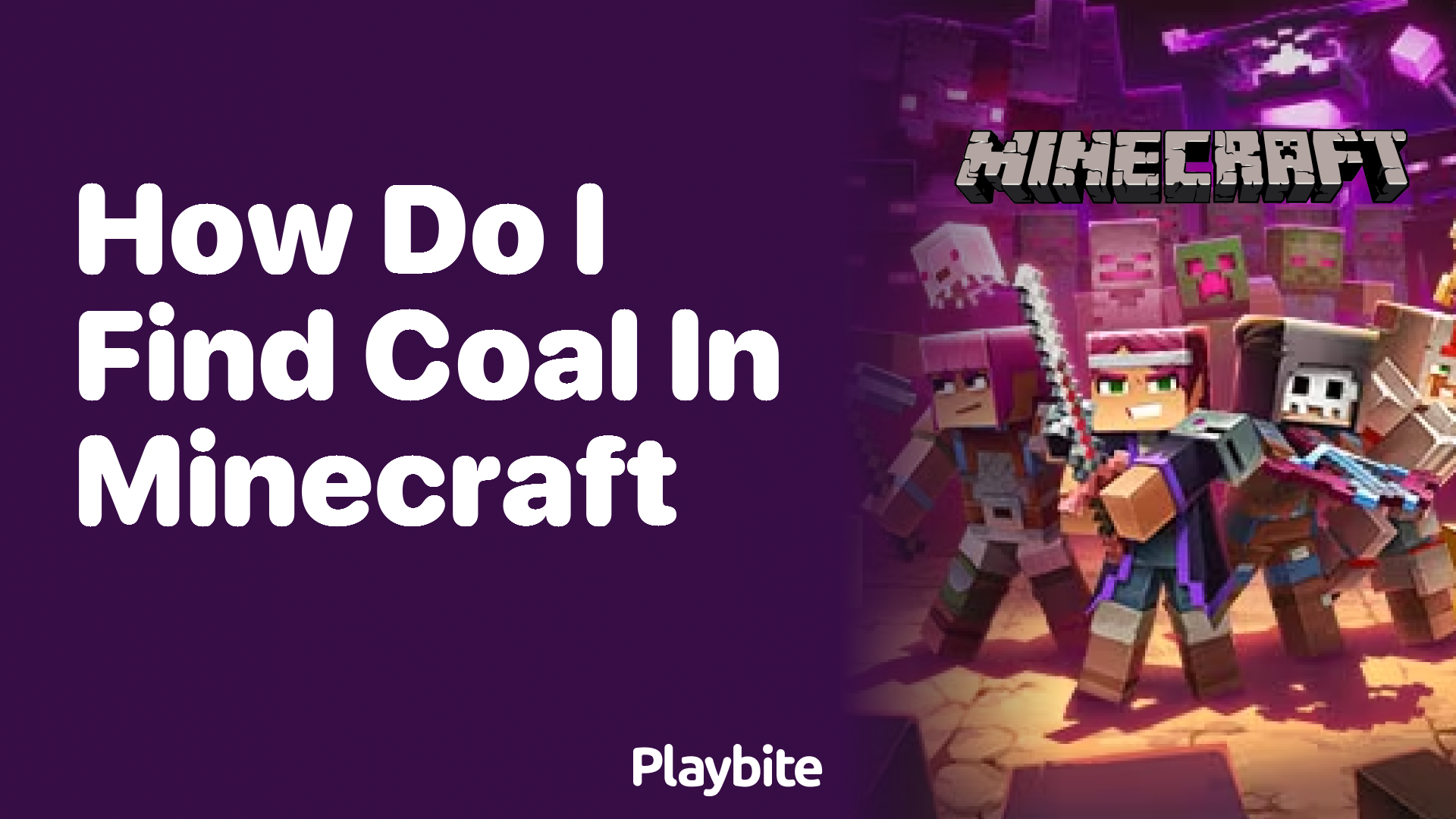 How Do I Find Coal in Minecraft?