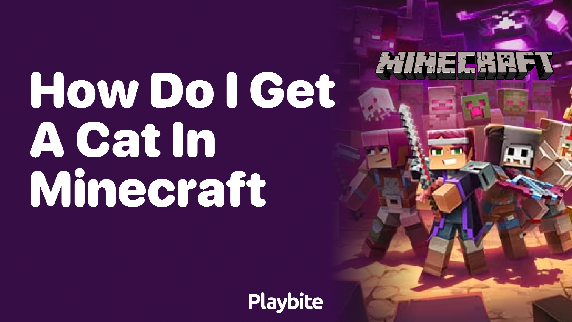 How Do I Get a Cat in Minecraft?