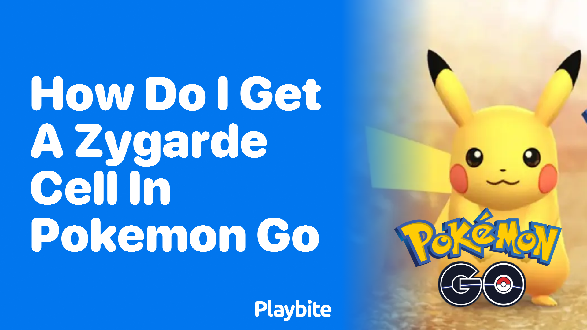 How Do I Get a Zygarde Cell in Pokemon GO?