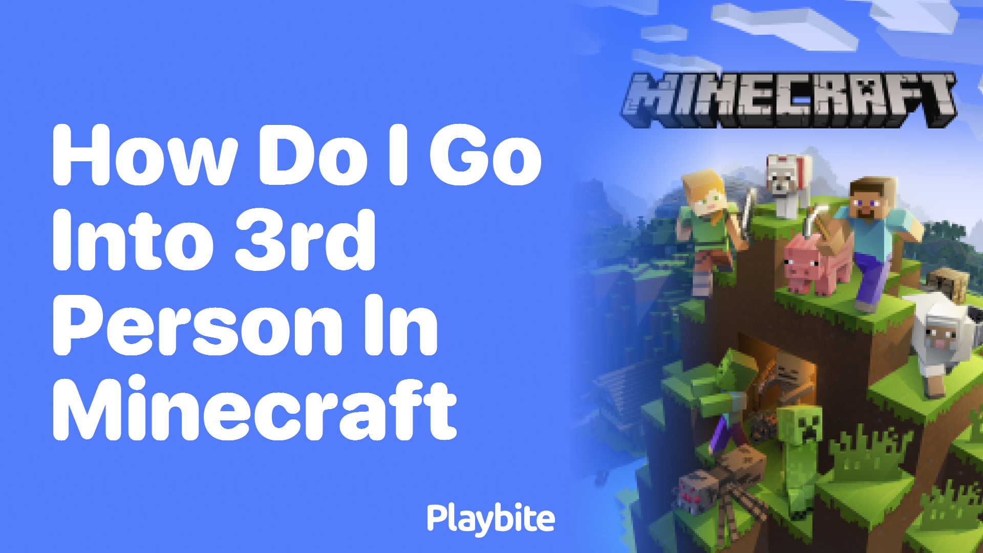 How Do I Go into 3rd Person in Minecraft?
