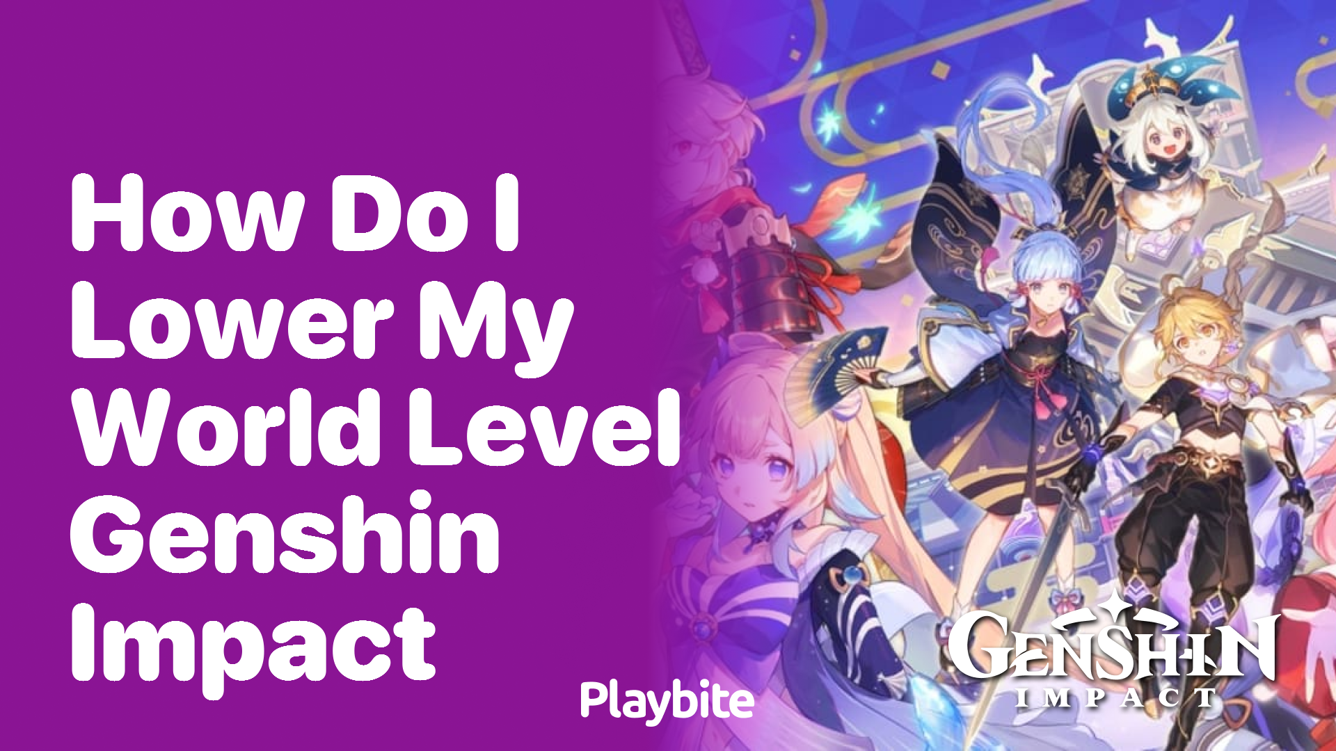 How Do I Lower My World Level in Genshin Impact?
