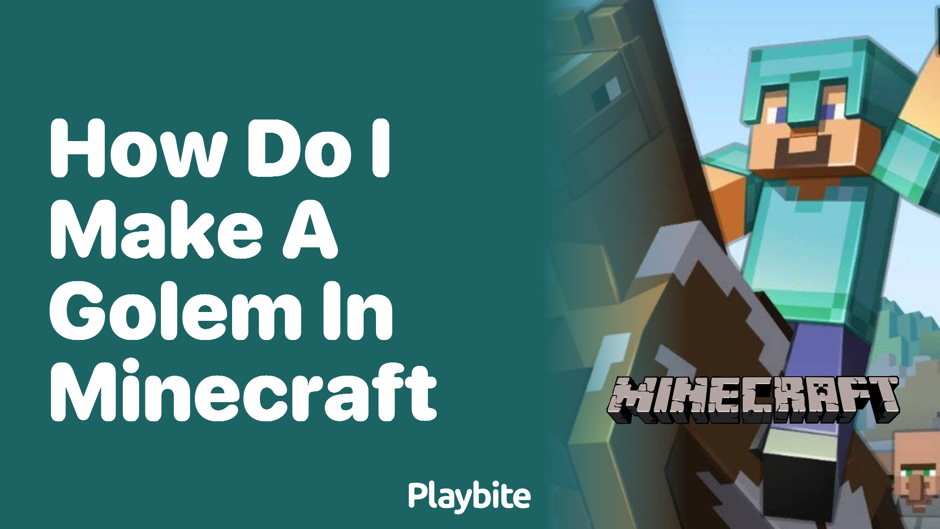 How do I make a golem in Minecraft?
