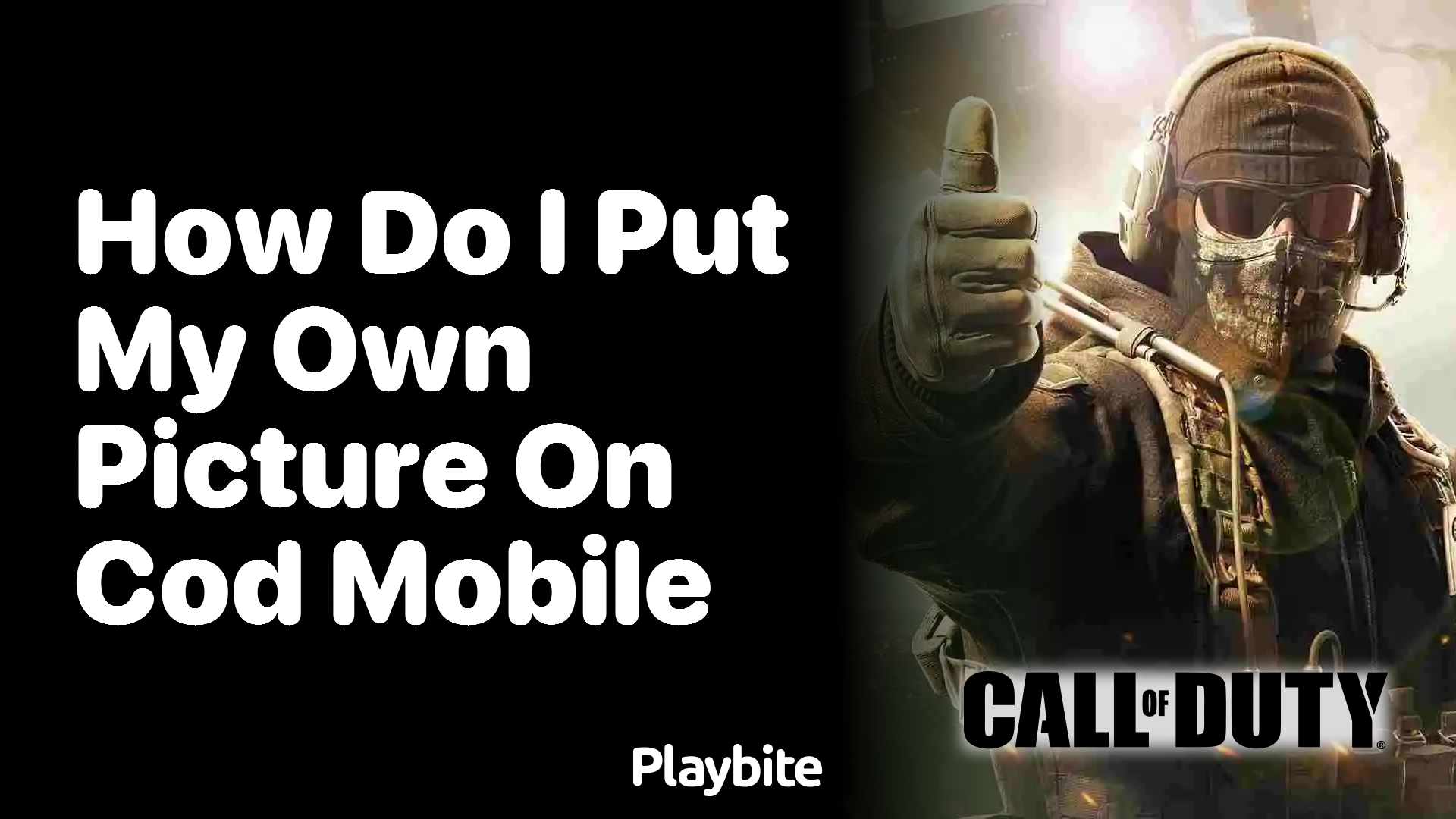How Do I Put My Own Picture on COD Mobile?