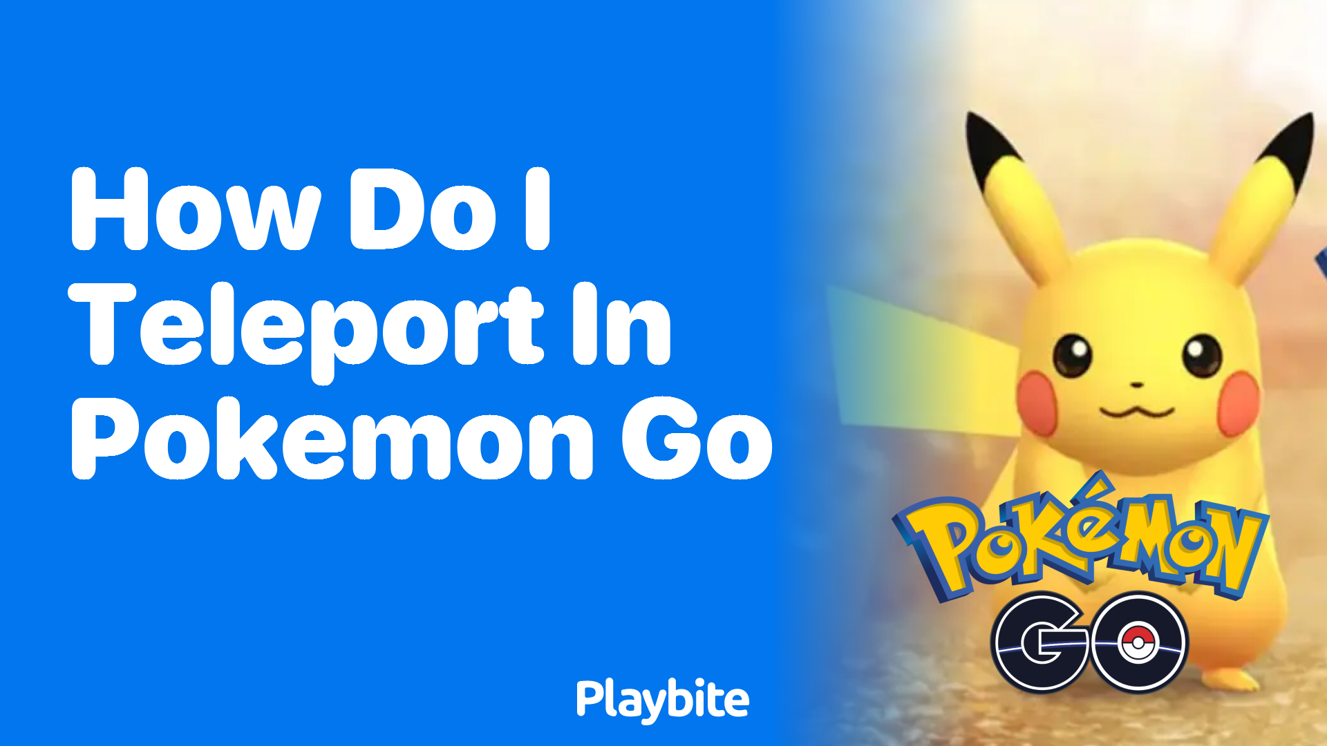 How Do I Teleport in Pokémon GO?