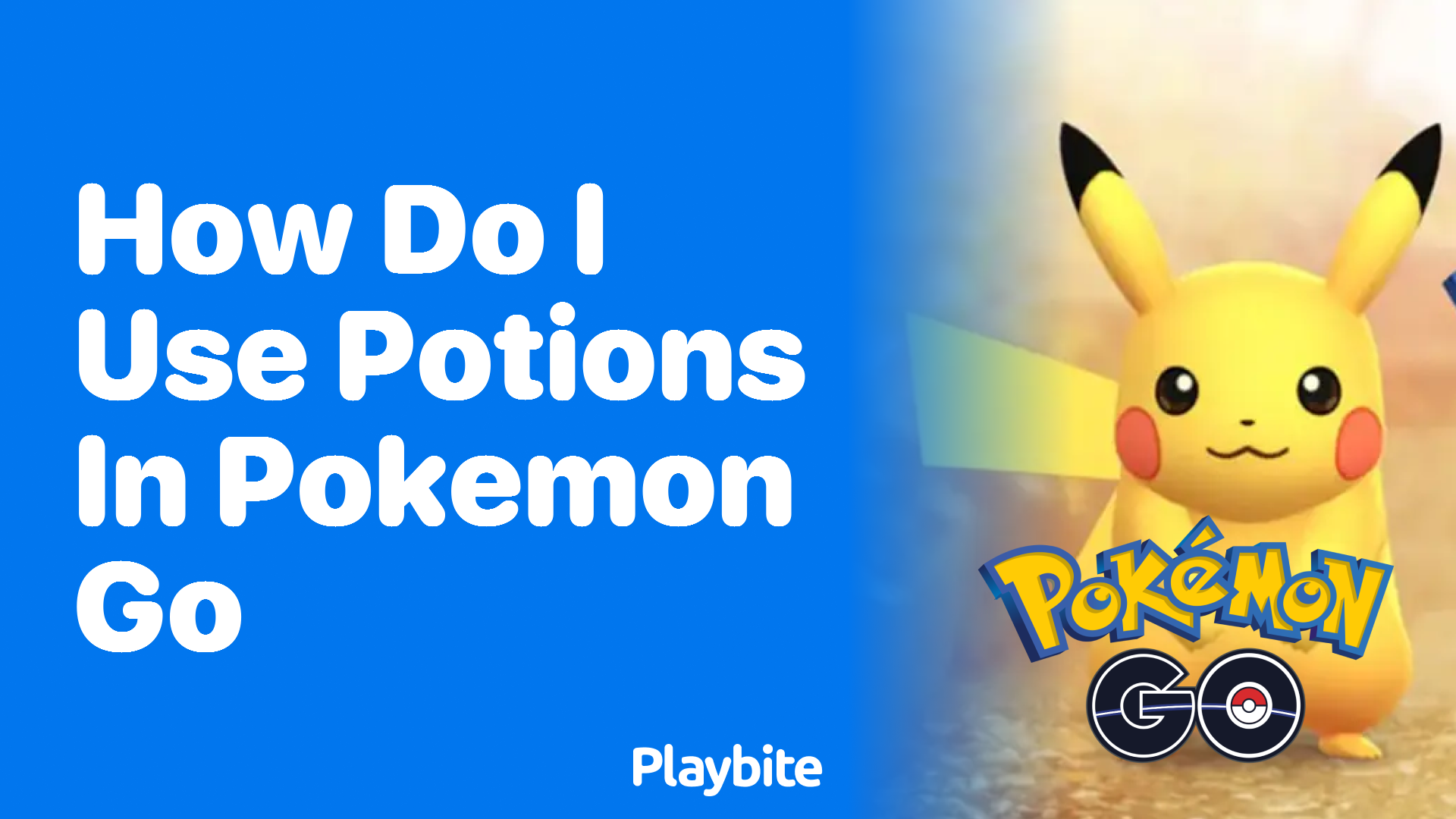 How Do I Use Potions in Pokemon GO? Your Quick Guide!