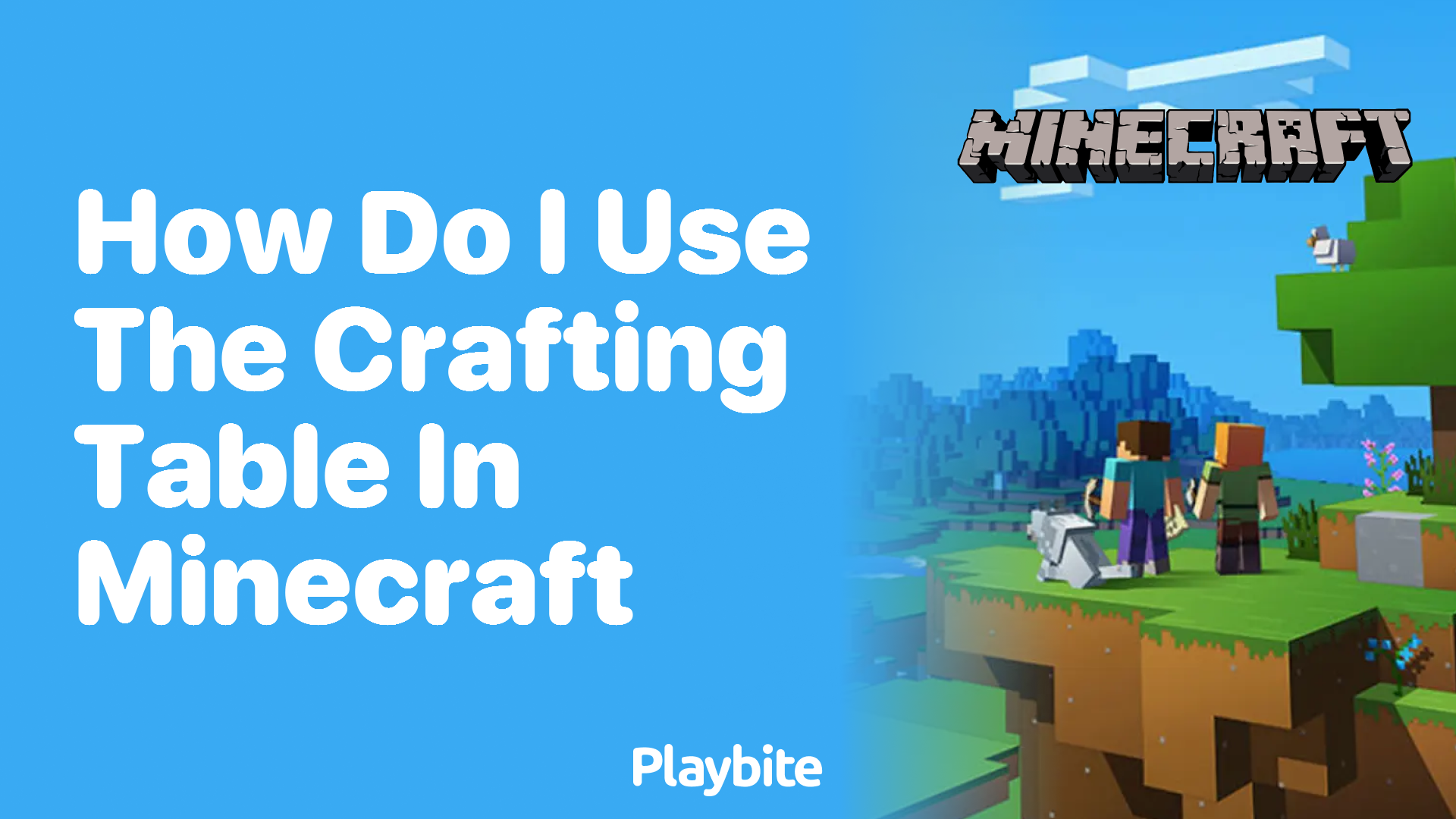 How Do I Use the Crafting Table in Minecraft?
