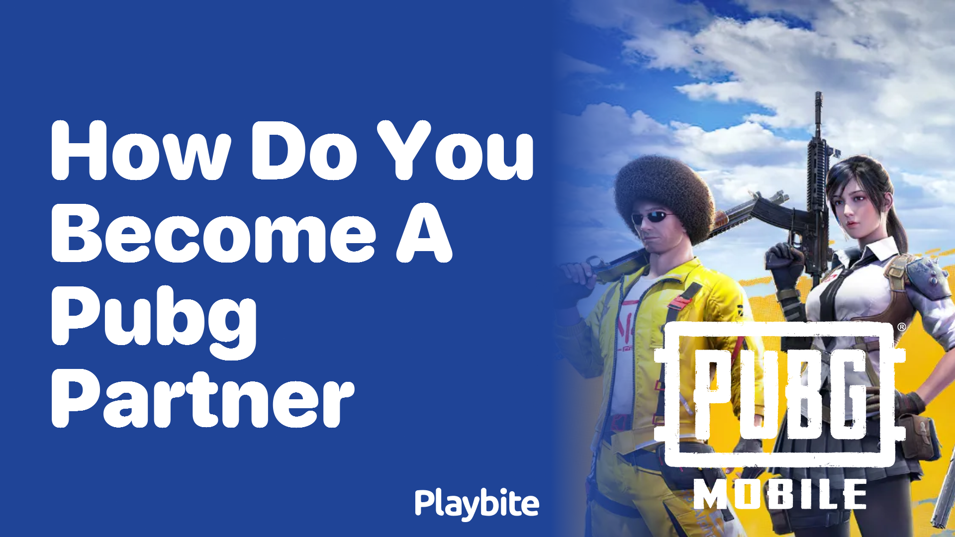 How Do You Become a PUBG Partner?