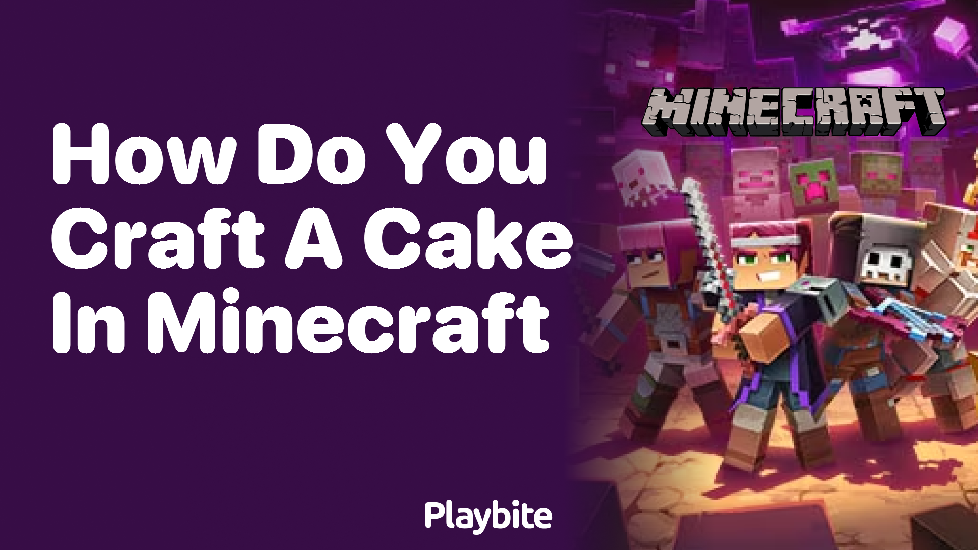 How Do You Craft a Cake in Minecraft?