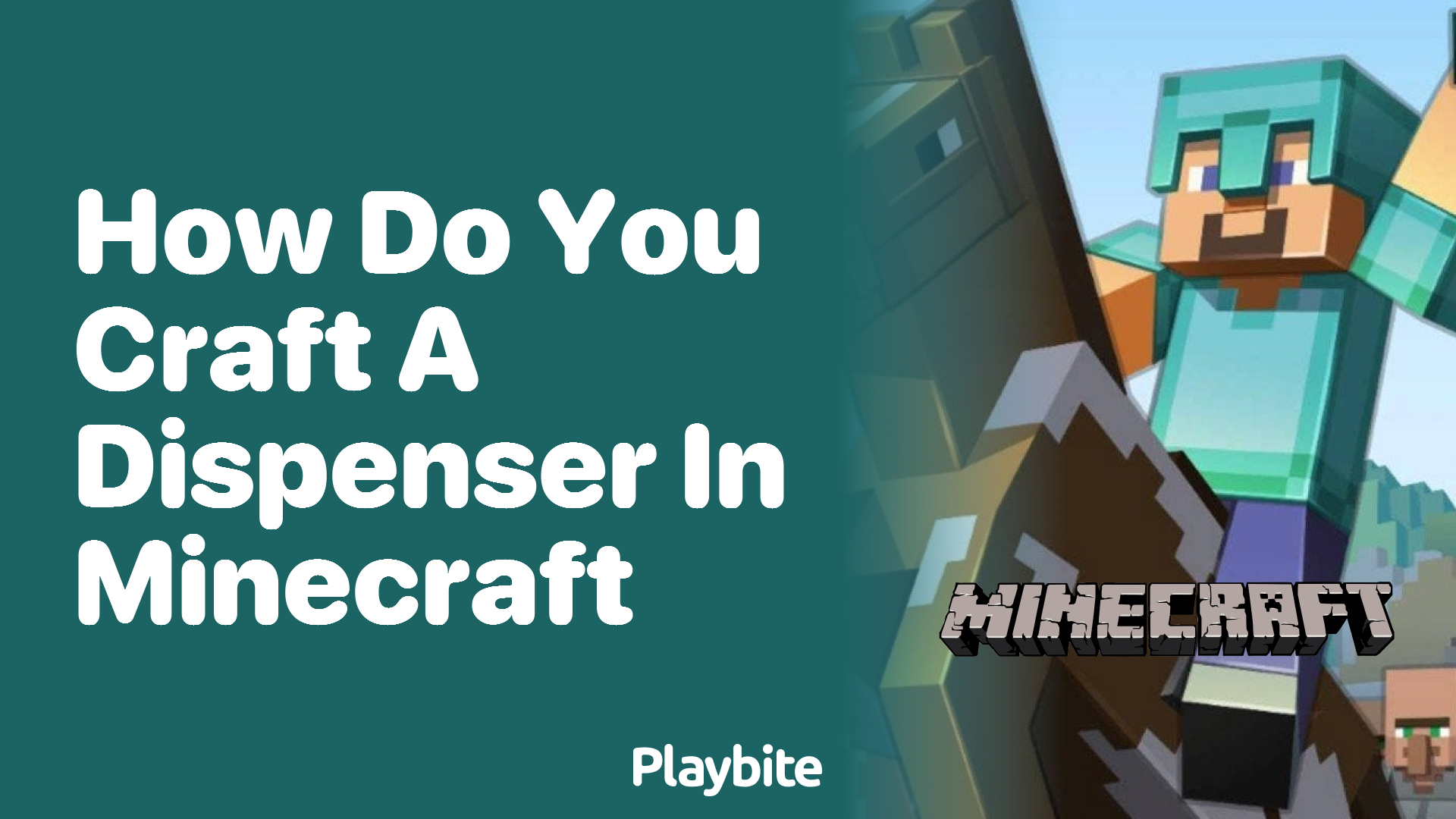How Do You Craft a Dispenser in Minecraft?