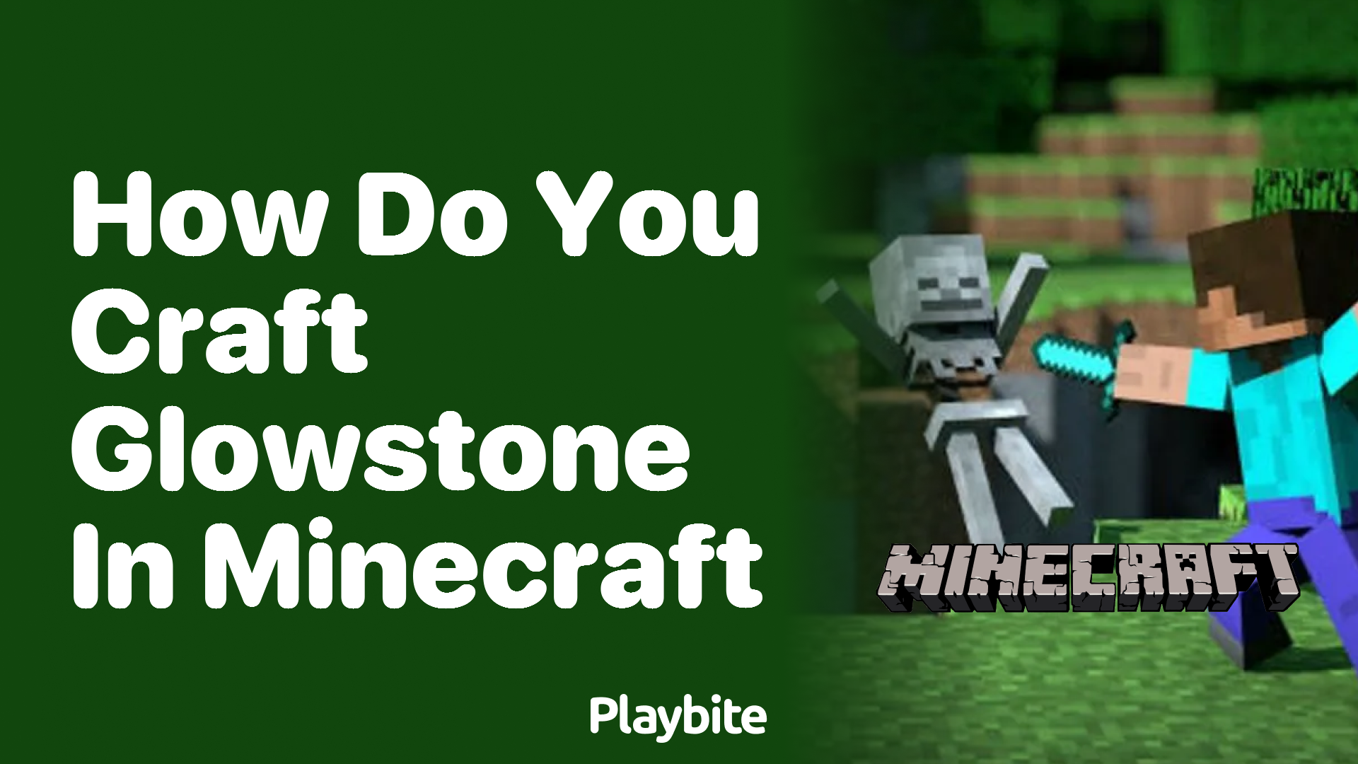 How Do You Craft Glowstone in Minecraft?