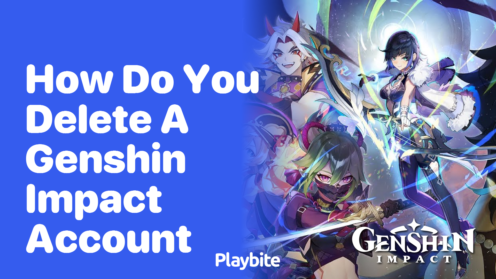 How to Delete Your Genshin Impact Account