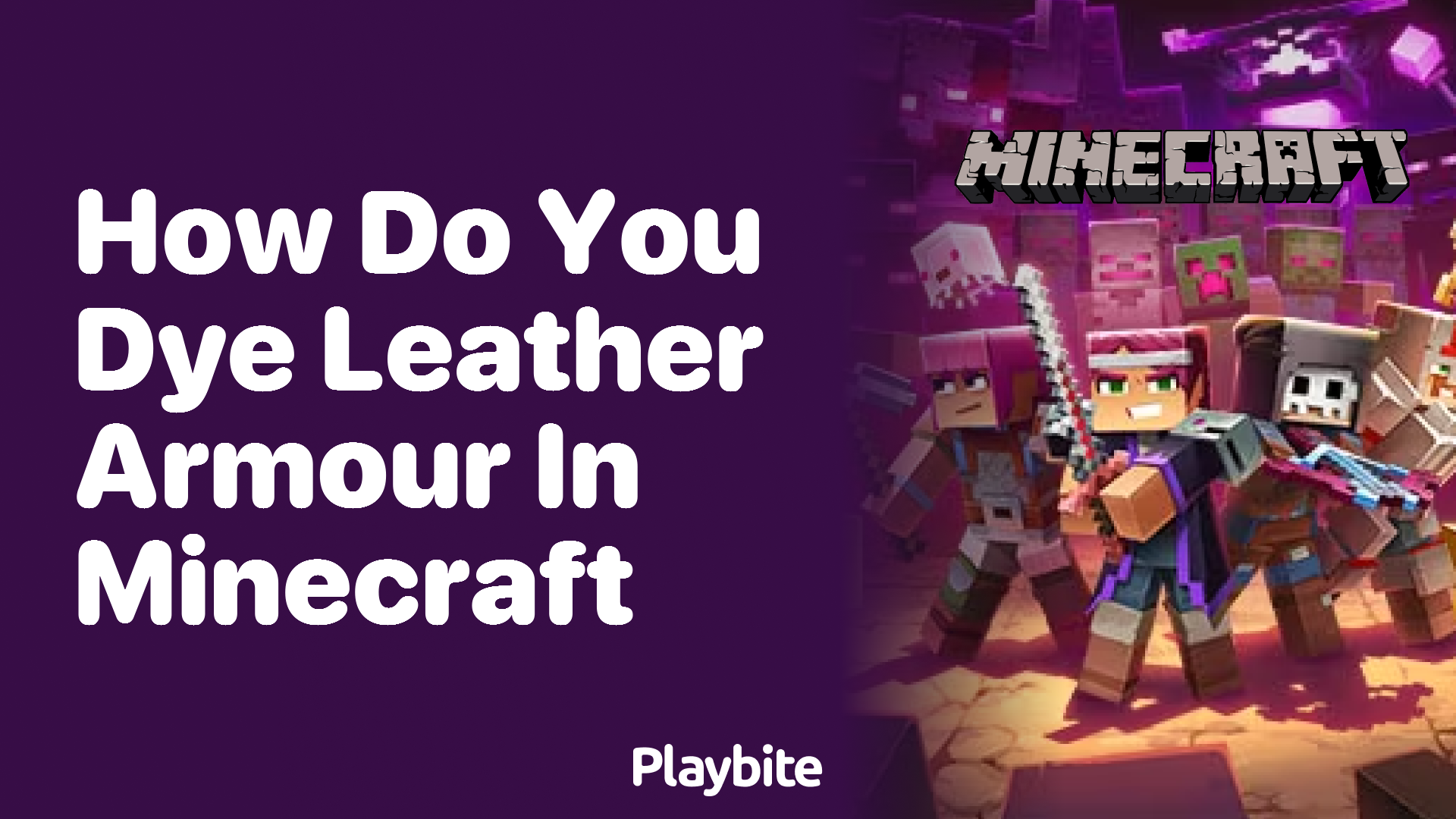 How Do You Dye Leather Armor in Minecraft? - Playbite