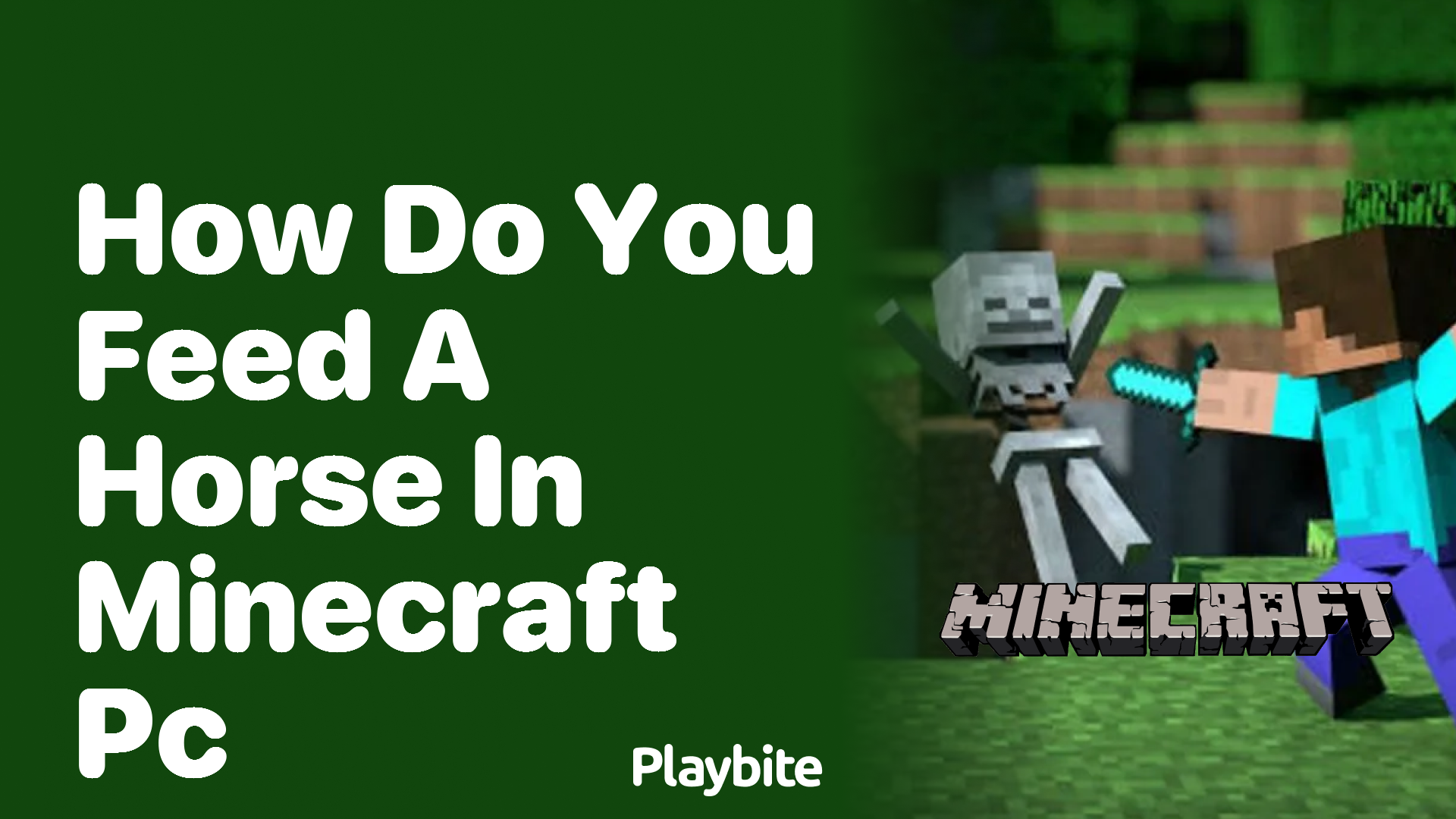 How Do You Feed a Horse in Minecraft PC?