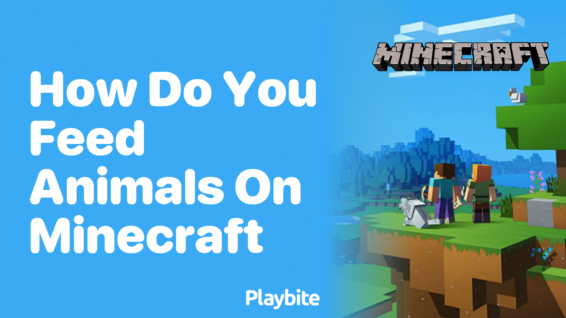 How Do You Feed Animals in Minecraft?