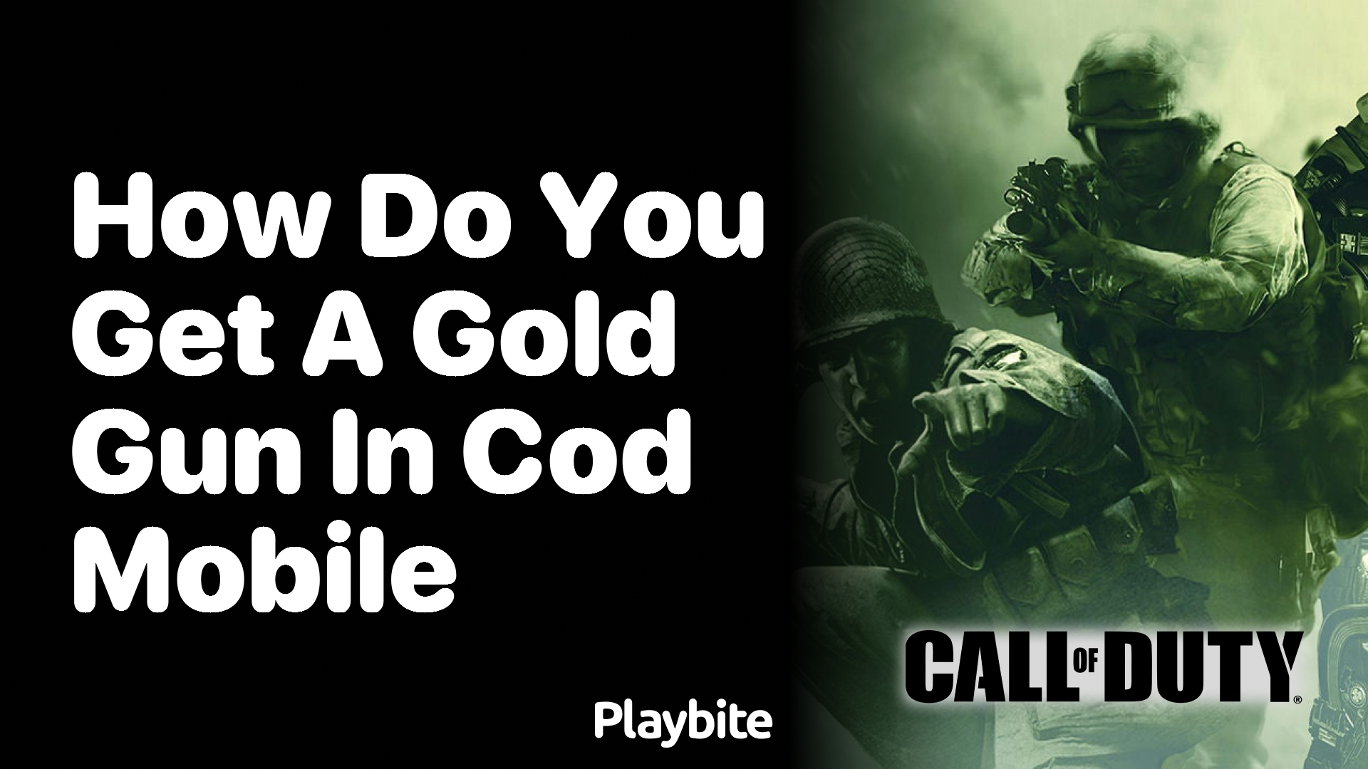 How Do You Get a Gold Gun in COD Mobile?