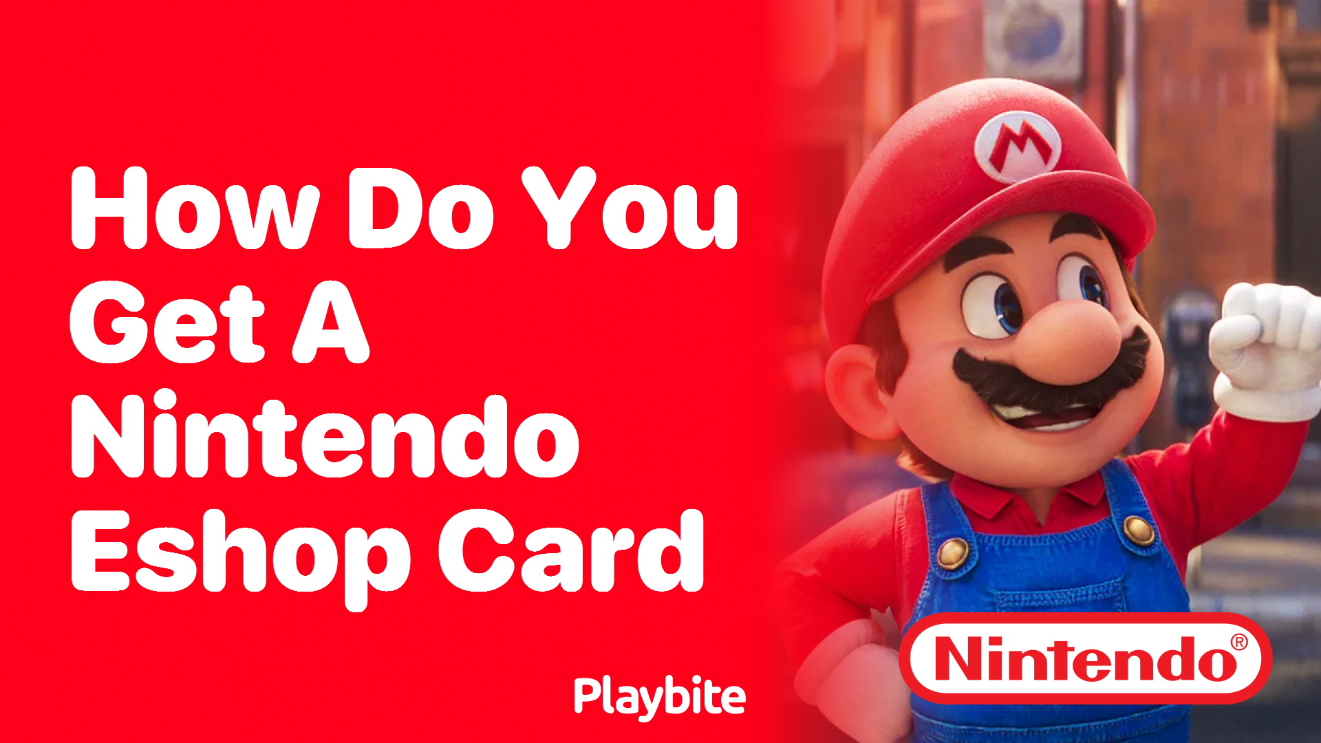 How do You Get a Nintendo eShop Card?
