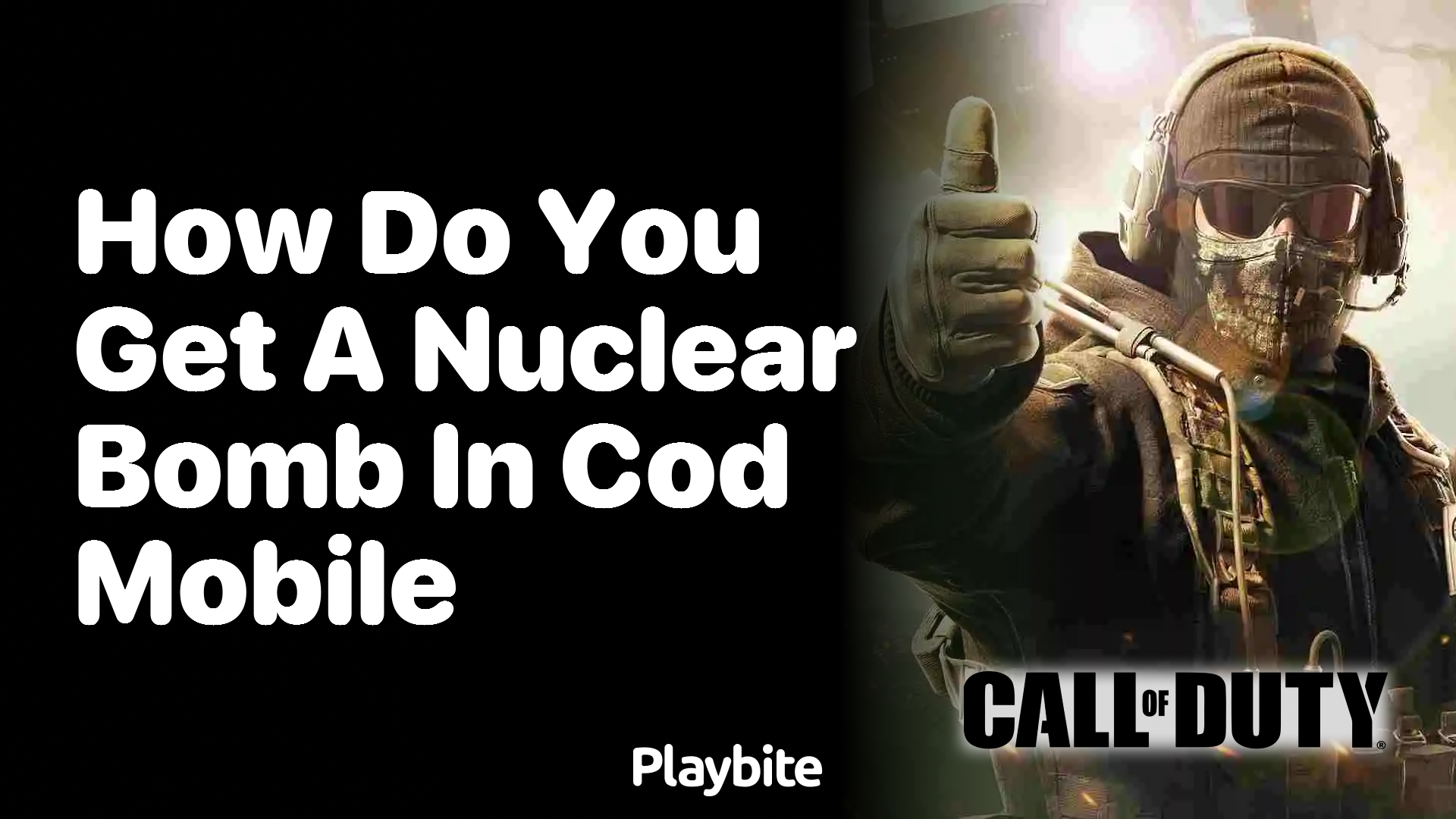 How Do You Get a Nuclear Bomb in COD Mobile?