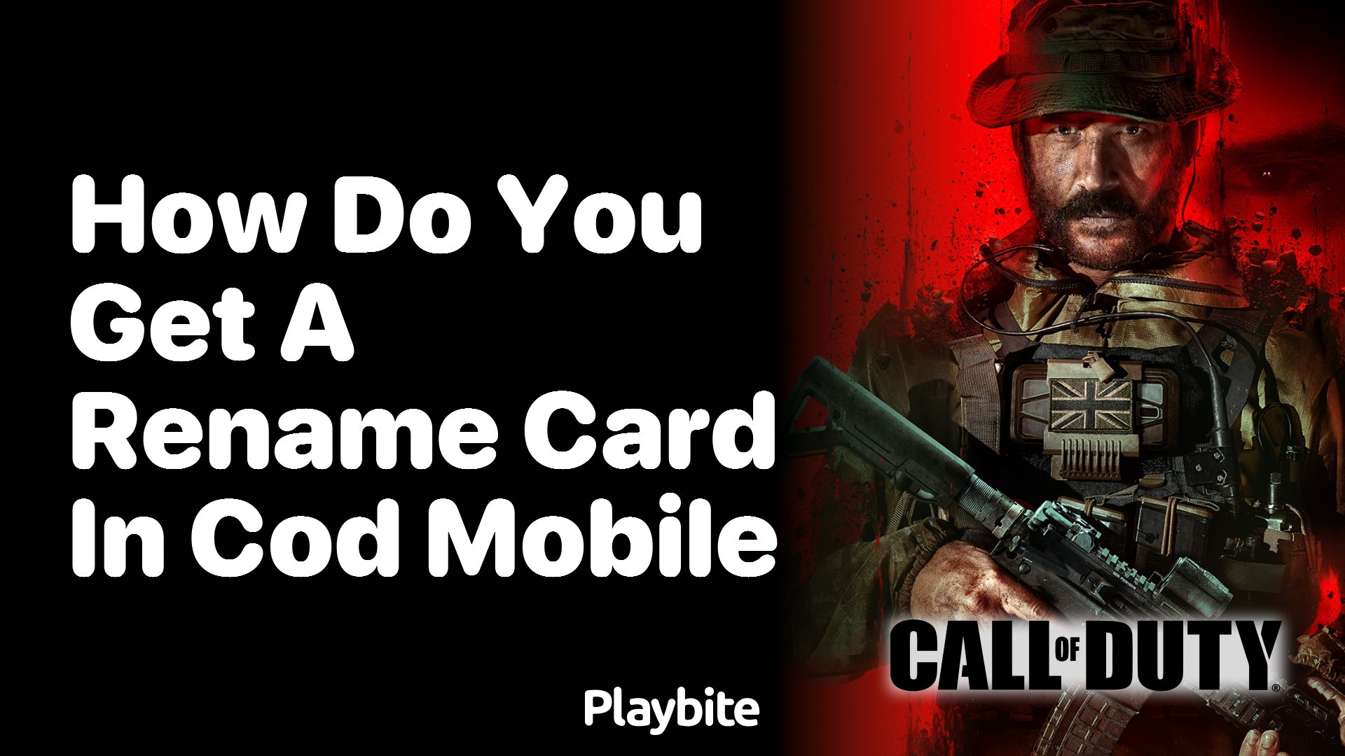 How Do You Get a Rename Card in COD Mobile?