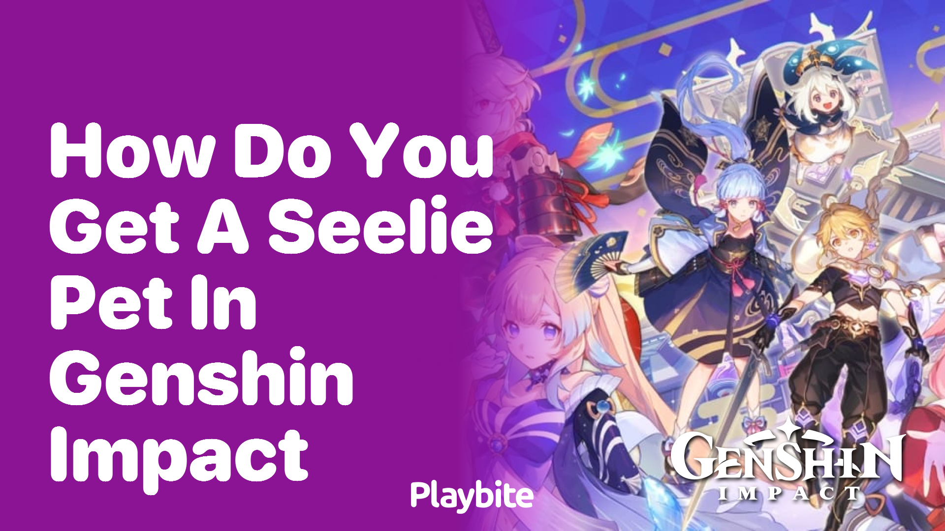 How to Get a Seelie Pet in Genshin Impact