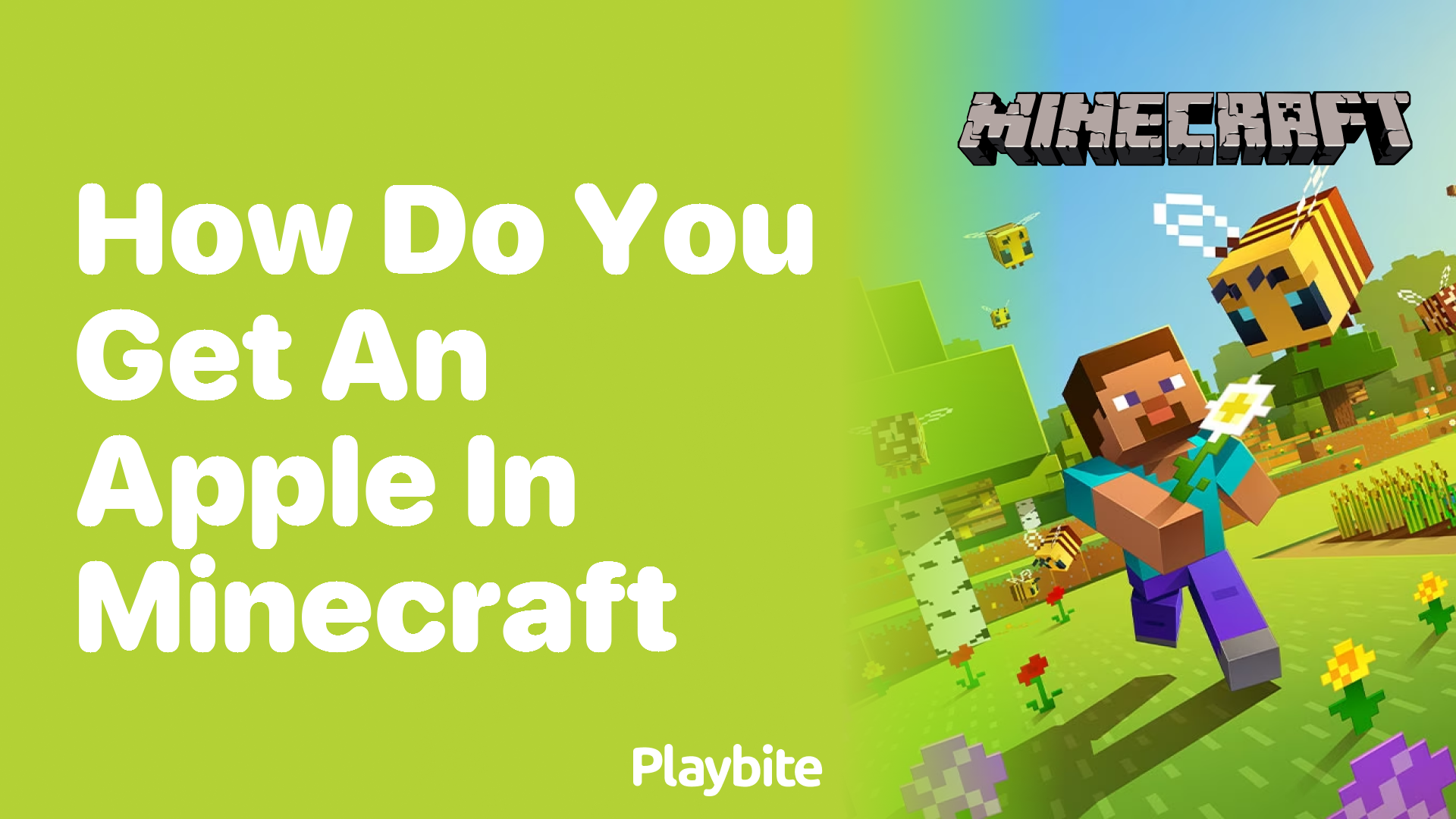 How to Get an Apple in Minecraft