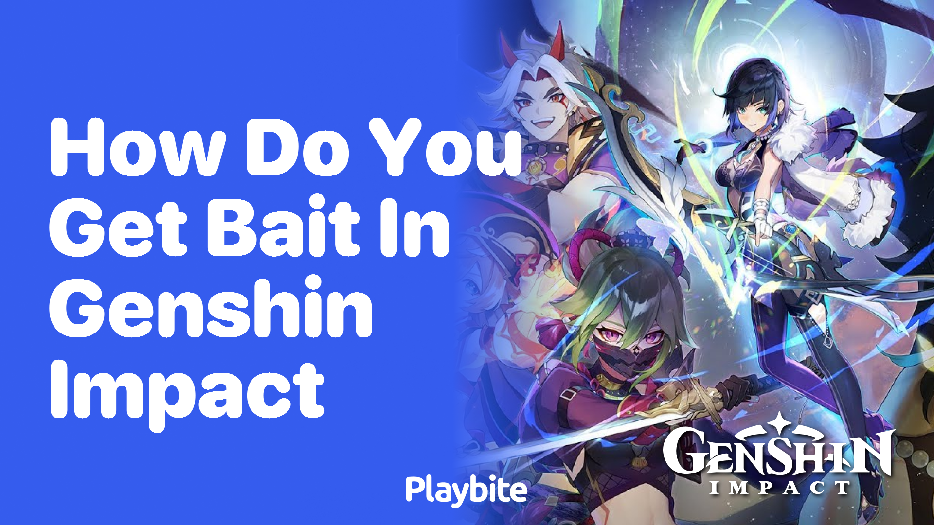 How Do You Get Bait in Genshin Impact?