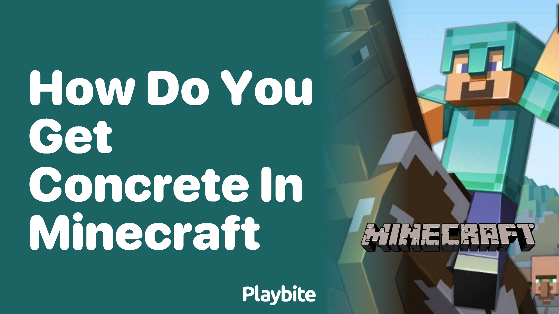 How Do You Get Concrete in Minecraft? A Quick Guide