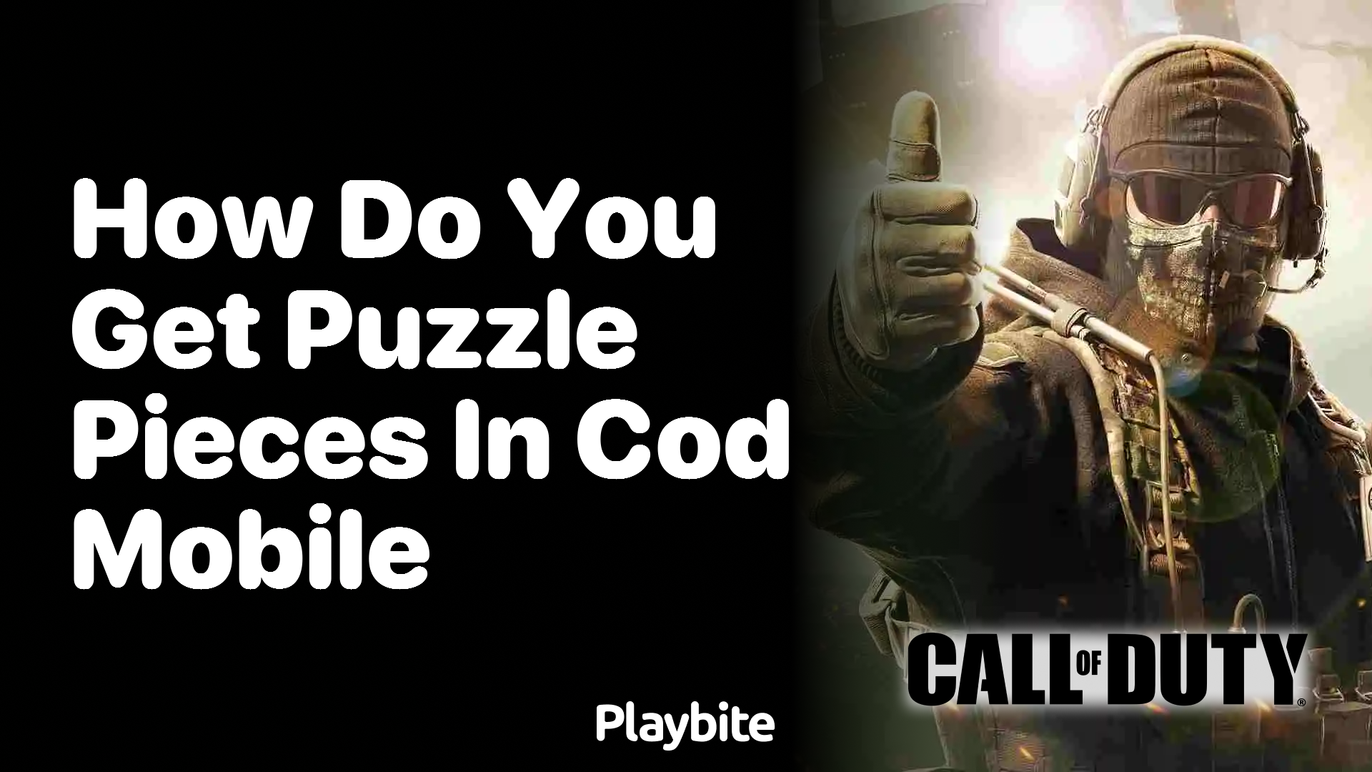 How Do You Get Puzzle Pieces in COD Mobile?